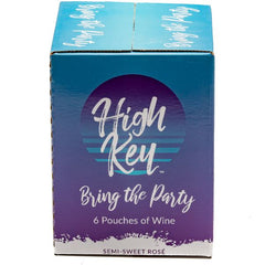 High Key Semi-Sweet Rose' Pouch - 24 Pack = 6 Bottles