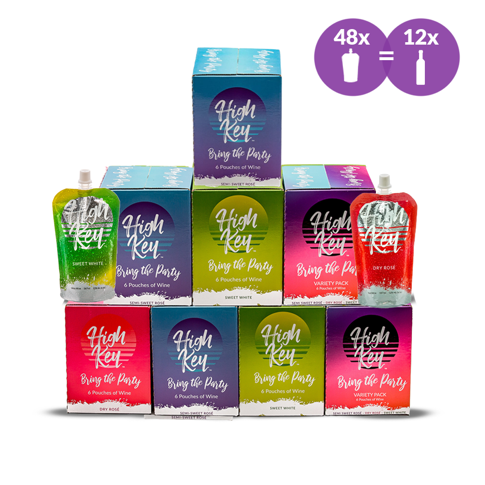 High Key Variety Pack - 48 Pack = 12 Bottles