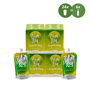 High Key Sweet White Pouch - 24 Pack = 6 Bottles